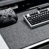 Minimalist Felt Desk Mat for Gaming | Non-Slip Mouse Pad