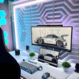 Gaming Desk Cyber Plant for Workspace | Tech Aesthetic Decor