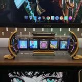 Cyberpunk Pixel Display for Desk | 5-Screen Smart Clock