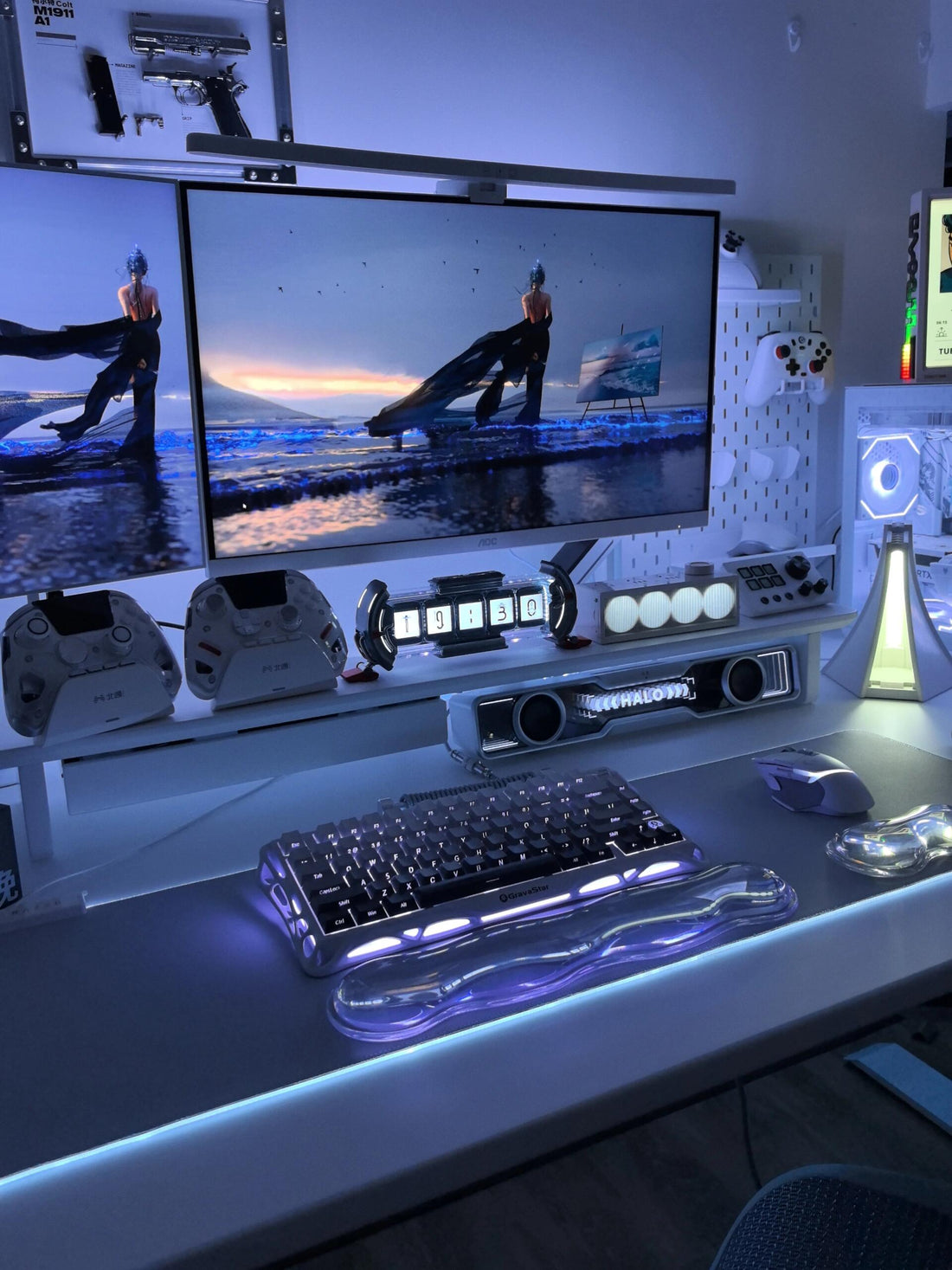 Top White Gaming Setup Ideas 2026 | Futuristic Desk Inspiration - Vividgaming