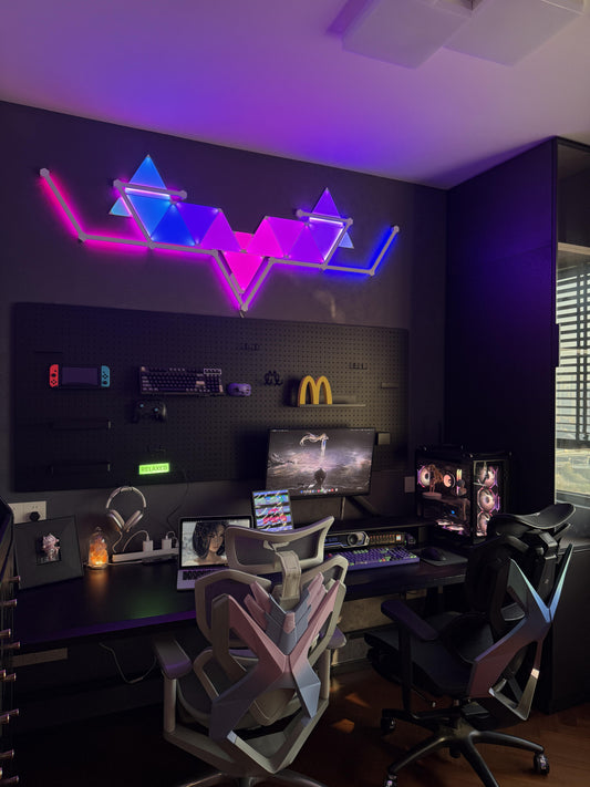 Beyond Lighting: Crafting the "Cyber-Black" Immersive Gaming Sanctuary - Vividgaming