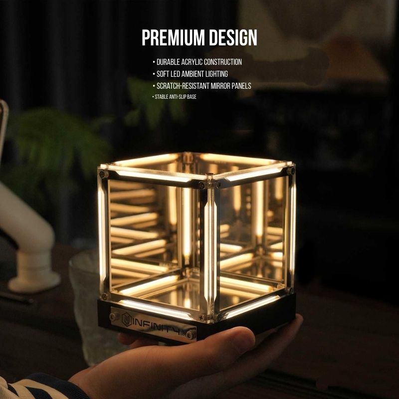 Infinity Cube Gaming Desk Lamp | RGB Gaming Setup Light