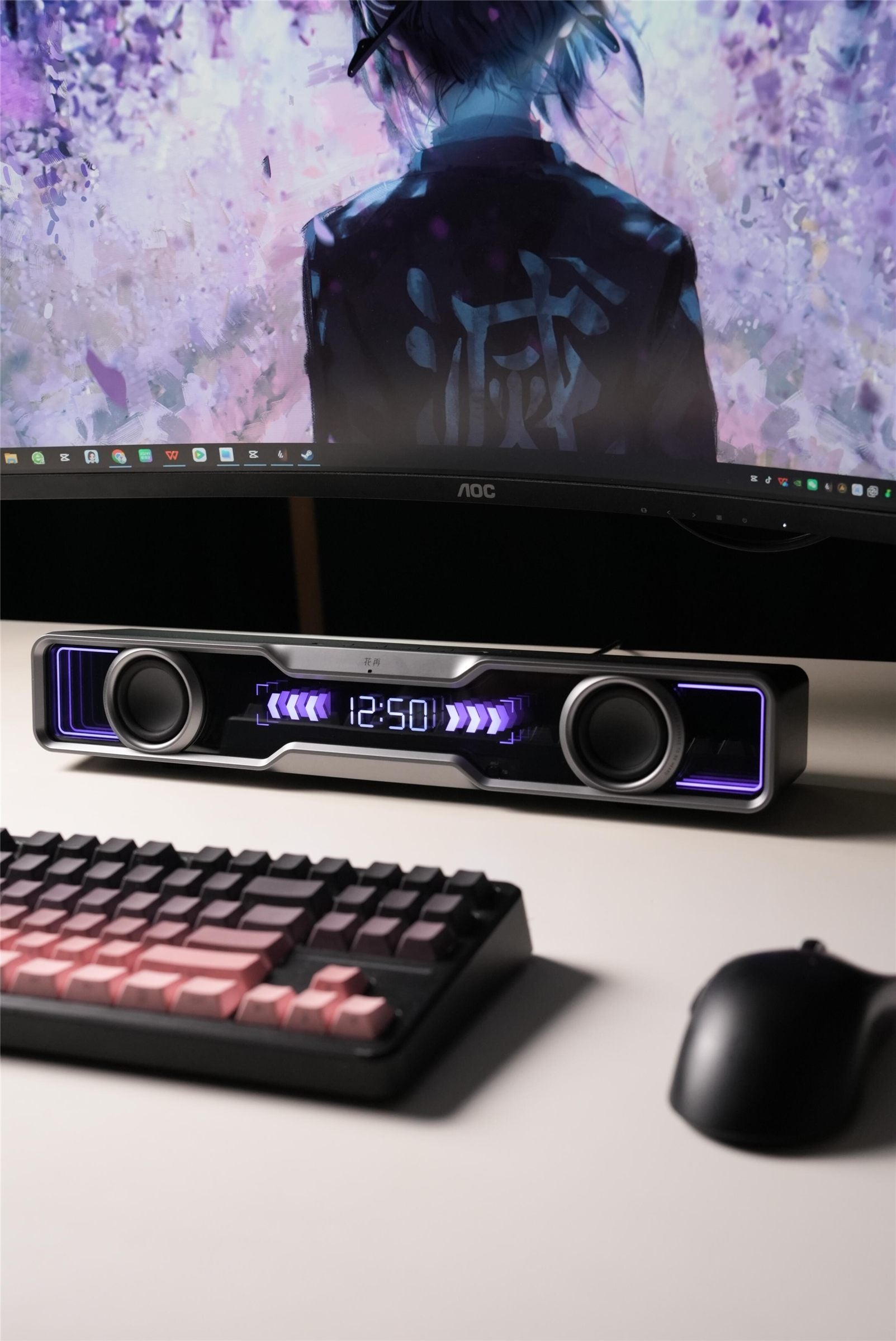 Halo RGB Gaming Soundbar for PC | Immersive Audio Speaker