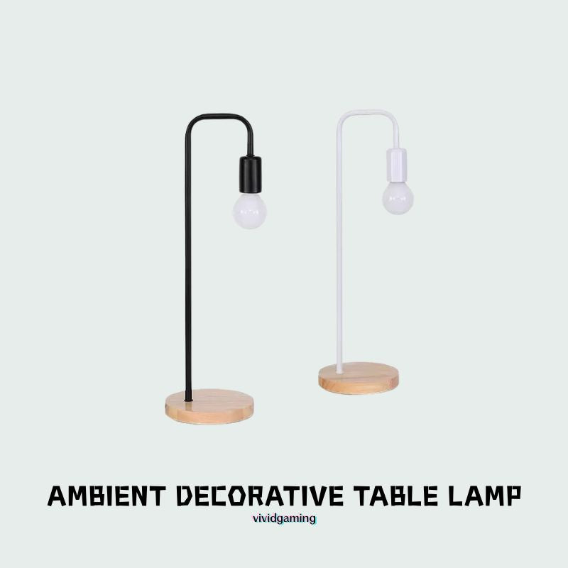 Minimalist Nordic Dimmable Desk Lamp for Gaming Setup – Eye-Protecting Creative LED Table Lamp, Modern Bedside Reading Light, Esports Desk Ambiance & Study Lighting