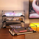 Minimalist Keyboard Organizer for Desk | Stackable Stand