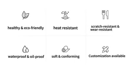 Alfombrilla de ratón gaming extendida – Protector de escritorio impermeable, resistente al calor y apto para alimentos, funda antideslizante grande para escritorio