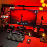 Levitating Edison Lamp for Gaming Desk | Floating Tech Light⁠